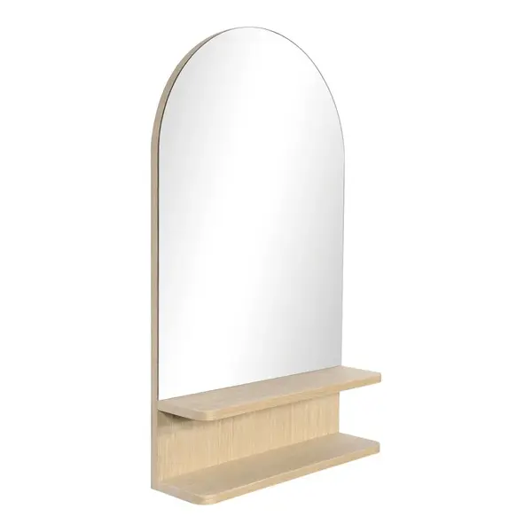 Oglinda cu raft, Mensola, Natural, 45.7x12.7x76.2 cm