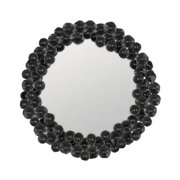 Oglinda de perete AINA DECO Ø103 CM - Negru