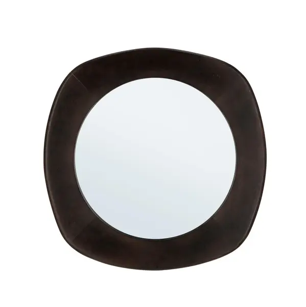 Oglinda de perete DUDHI DARK BROWN Ø54.5 CM - Default Title