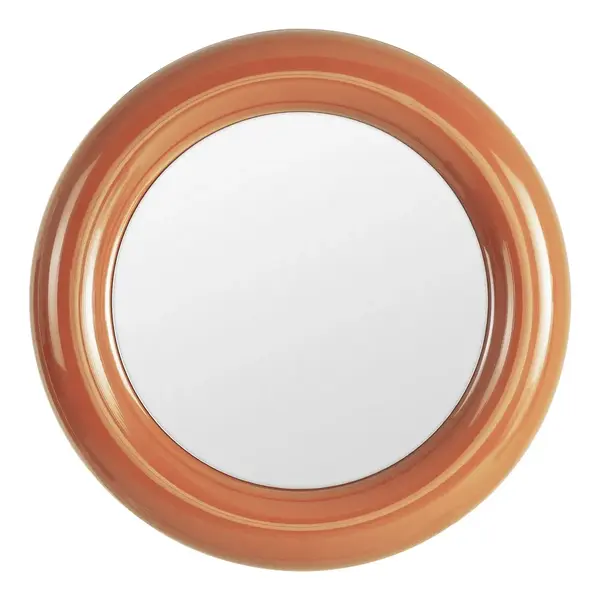 Oglinda de perete PRISMIO Ø79 CM - Orange