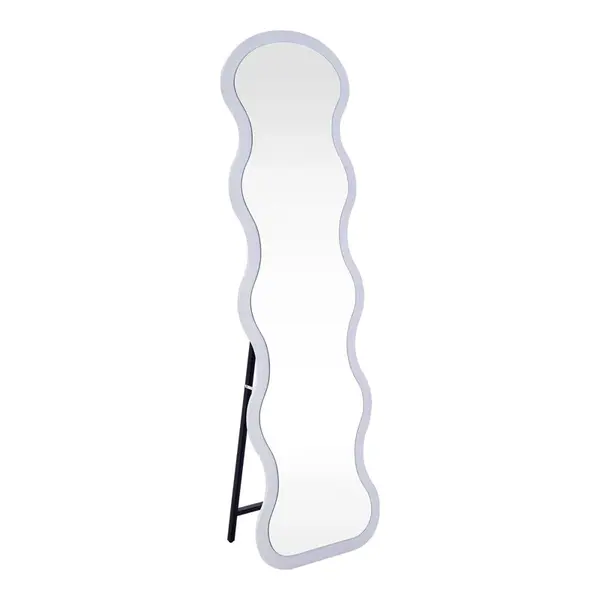 Oglinda decorativa Dural, Negru - Alb, 50x30x160 cm