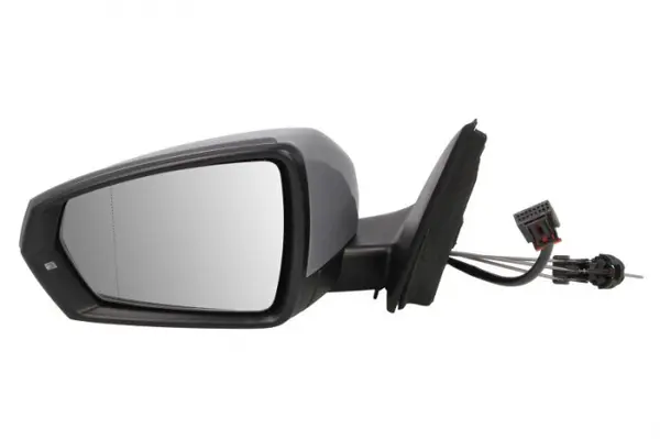 Oglinda exterioara stanga (mecanic, asferica, subacoperit, cu semnalizator) potrivit VW POLO VI AW 09.17-