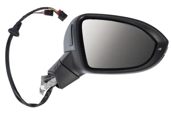 Oglinda laterala dreapta electric, convex, cu incalzire, asistenta banda, grund, cu memorie, semnalizator potrivit VW GOLF VIII 07.19-