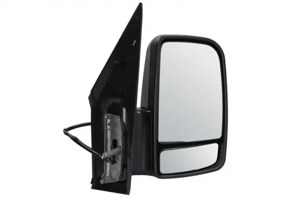 Oglinda laterala Dreapta (manual, convexa, crom, brat scurt) potrivit MERCEDES SPRINTER 3,5-T (B906), SPRINTER 3-T (B906), SPRINTER 3-T (B910), SPRINTER 4,6-T (B906) 04.06-06.18