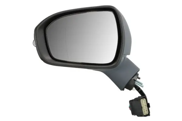Oglinda laterala stanga (electric, asferic, cu incalzire, grunduit, rabatare electrica, cu semnalizator) potrivit FORD MONDEO V 08.14-