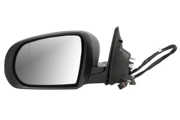 Oglinda laterala stanga (electric, asferic, cu incalzire, grunduit, rabatare electrica, cu semnalizator) potrivit JEEP COMPASS II 11.16-