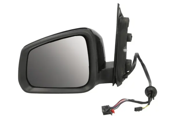 Oglinda laterala stanga electric, convex, cu incalzire, asistenta banda, grund, rabatare electrica potrivit FORD TRANSIT TOURNEO CONNECT III; VW CADDY V 09.20-