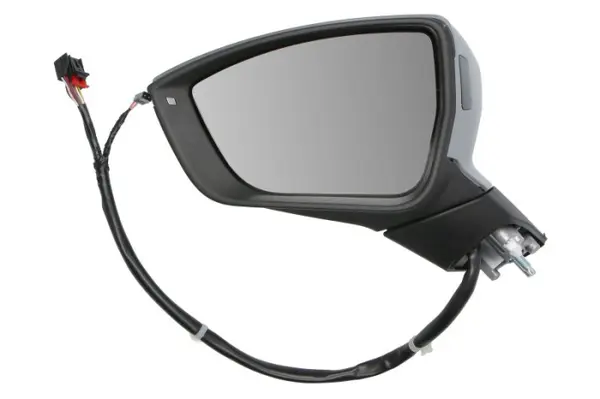 Oglinda laterala stanga electric, convex, cu incalzire, asistenta banda, grund, cu memorie, rabatare electrica, semnalizator potrivit CUPRA ATECA; SEAT ATECA 04.16-