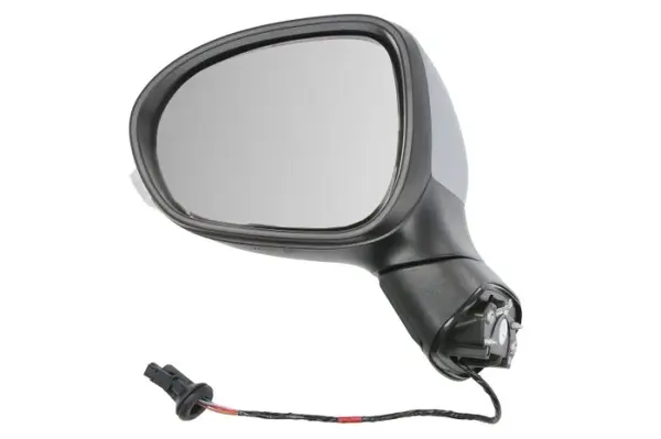 Oglinda laterala stanga electric, convex, cu incalzire, grund, semnalizator, wy5w bulb potrivit FIAT 500X 09.14-