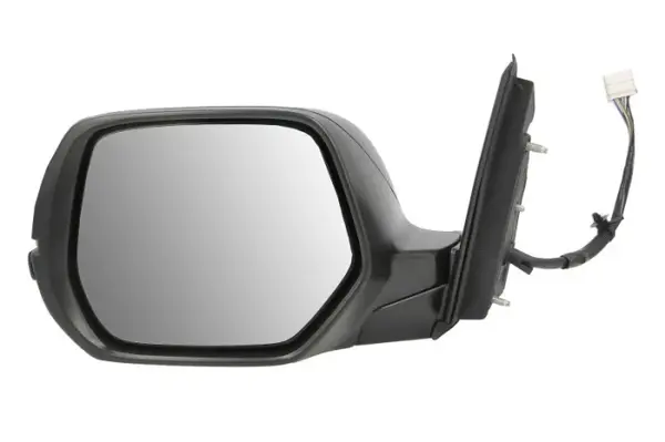 Oglinda laterala stanga electric, convex, cu incalzire, grund, semnalizator potrivit HONDA CR-V IV 01.12-12.16