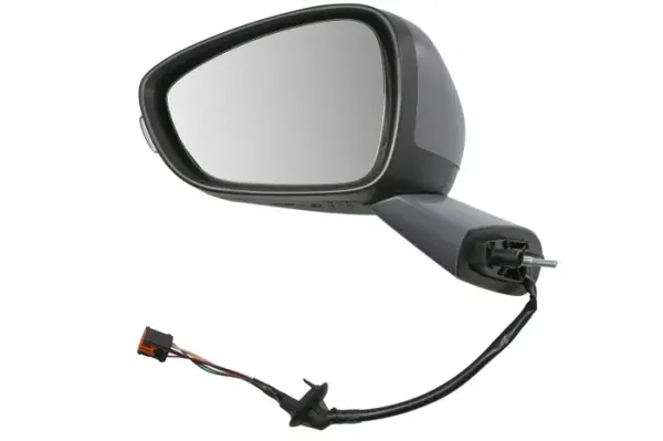 Oglinda laterala stanga electric, convex, cu incalzire, grund, semnalizator potrivit CITROEN C4 GRAND PICASSO II, C4 SPACETOURER 02.13-