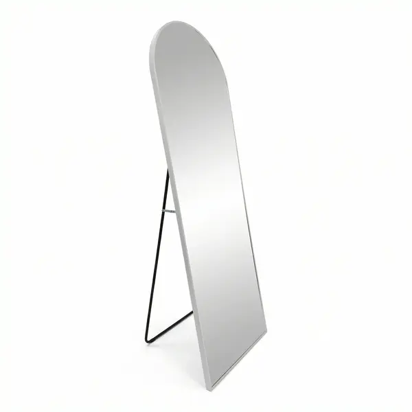 Oglinda Lorens, Aluminiu, Argintiu, 46x40x150 cm
