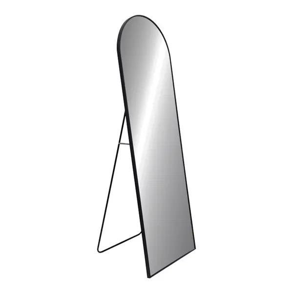 Oglinda Lorens I, Pako World, Aluminiu, Negru, 60x40x160 cm