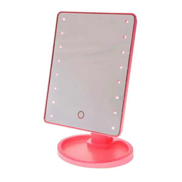 Oglinda makeup iluminata LED pentru machiaj, portabila
