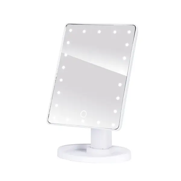 Oglinda makeup iluminata LED pentru machiaj, portabila