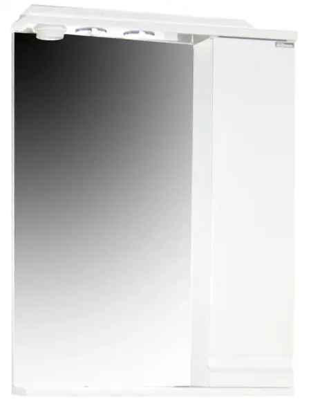 Oglinda seria 786, front MDF, alb, 55x71 cm
