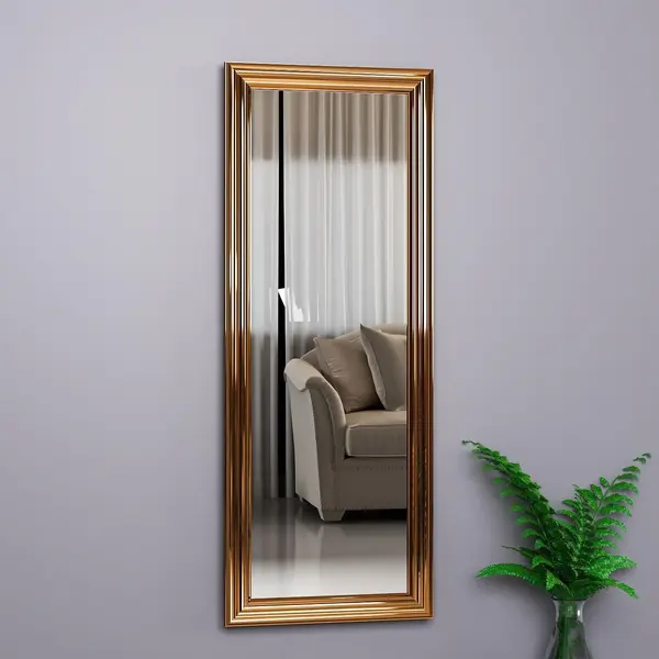 Oglindă Smooth - Bronze, Bronz, 105x40 cm