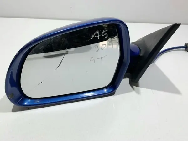 Oglinda stanga culoare albastru - ly9b Audi A5 (2007-2011) [8T3]