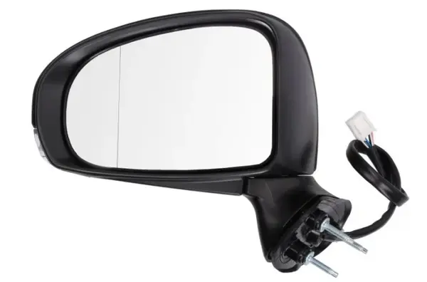 Oglinda stanga electrica asferica, incalzita, crom, pliere electrica TOYOTA AVENSIS T27 intre 2008-2015