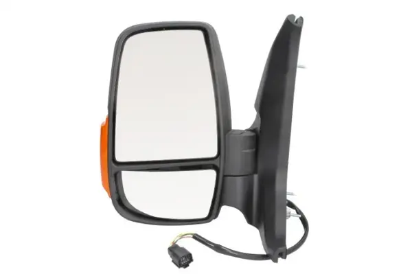 Oglinda stanga electrica incalzita, crom, scurt FORD TRANSIT dupa 2013