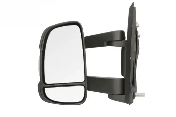 Oglinda stanga manuala crom, lung CITROEN JUMPER; FIAT DUCATO; PEUGEOT BOXER intre 2006-2014