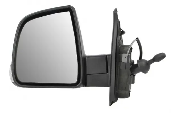 Oglinda stanga (mecanica, convex, grund) potrivit FIAT DOBLO II; OPEL COMBO D 09.14-12.22