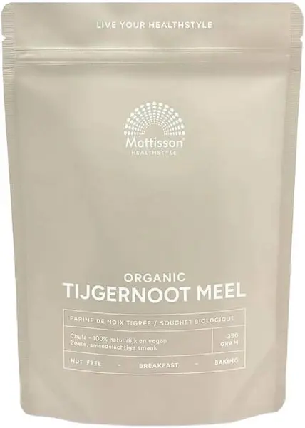 Ogranic Tijgernoot Meel, 350 g, Mattisson Healthstyle