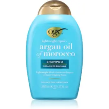 OGX Argan Oil Of Morocco Lightweight Shampoo șampon pentru hidratare si stralucire