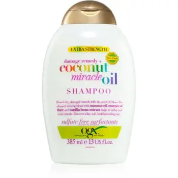 OGX Coconut Miracle Oil șampon fortifiant pentru păr deteriorat cu ulei de cocos