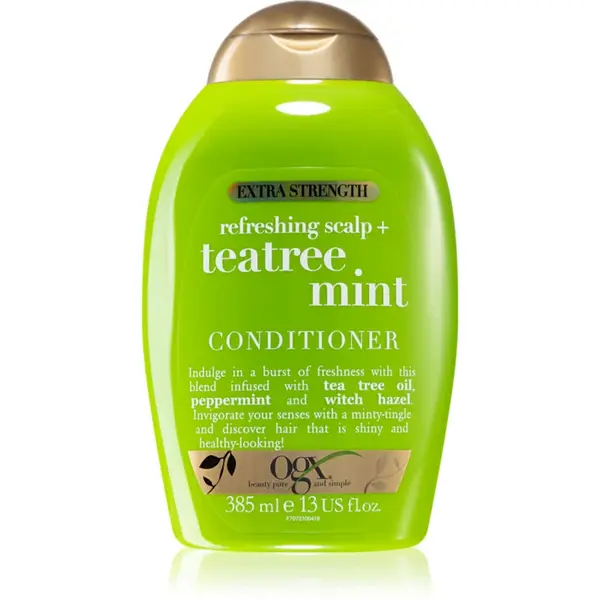 OGX Teatree Mint Extra Strenght balsam revigorant 385 ml