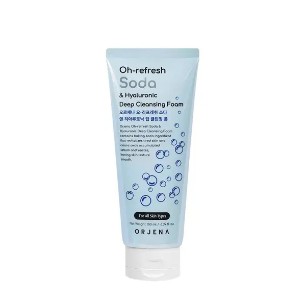 Oh-refresh soda & hyaluronic deep cleansing foam 180 ml