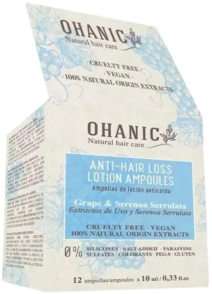 Ohanic Anti Hair-Loss Fiole împotriva căderii părului, 12 x 10 ml
