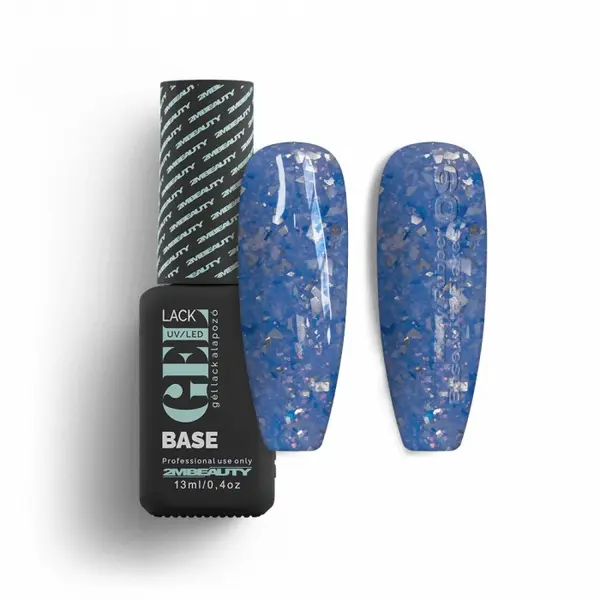 Oja Semi GELlack 2M Hema Free Milky Rubber Base with Flakes Nr. 09