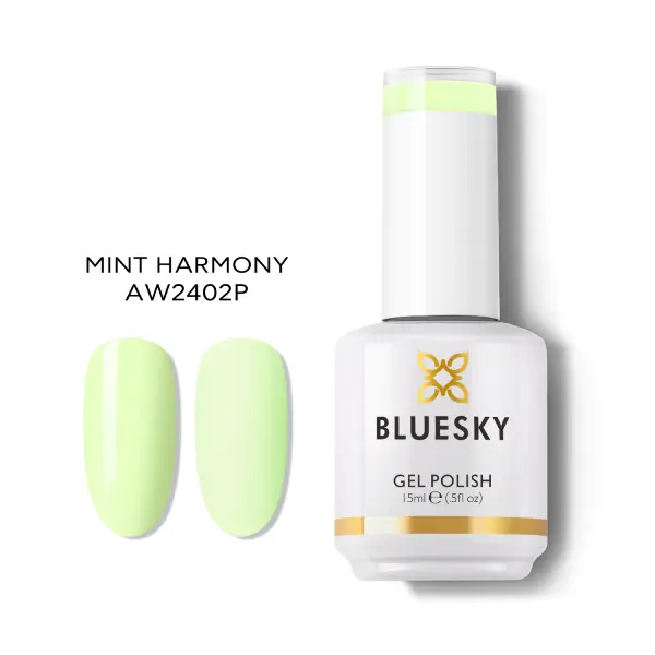 Oja semipermanenta Bluesky UV Mint Harmony 15ml