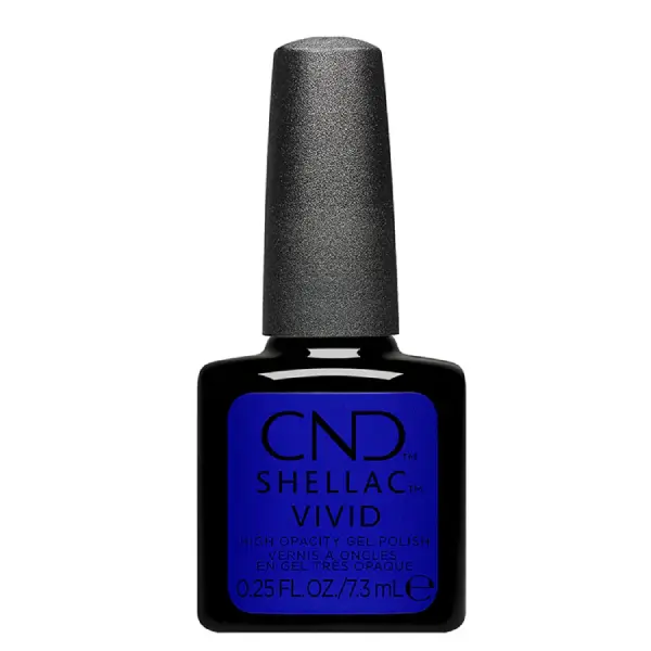 Oja semipermanenta CND Shellac Vivid Lazuli Blue 7.3ml