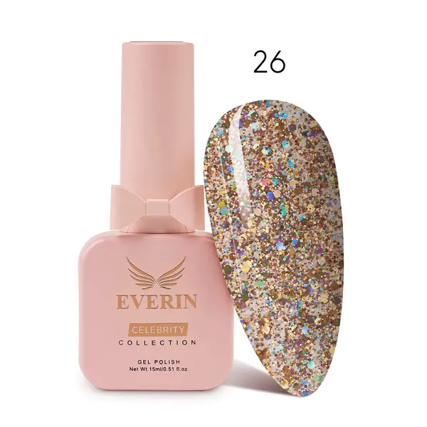 Oja Semipermanenta Everin Celebrity 15ml- 26 TPO Free