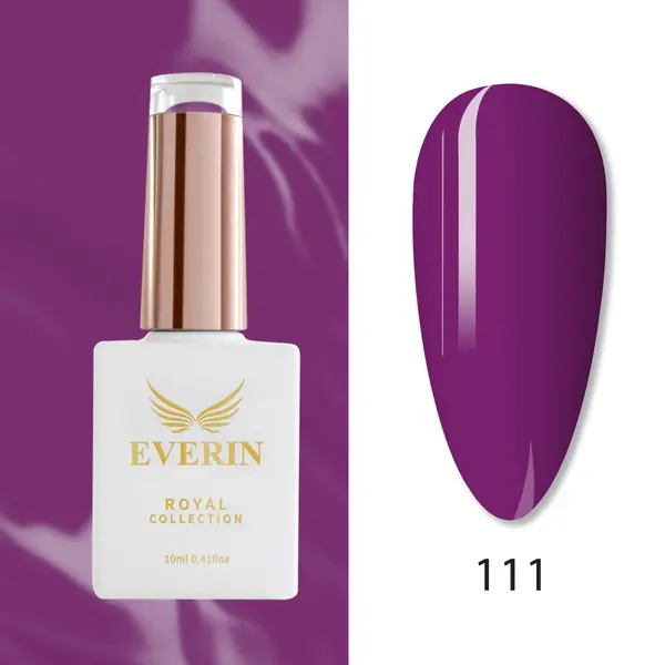 Oja Semipermanentă Everin Royal Collection 10 ml – 111 Purple Royale | Mov Intens