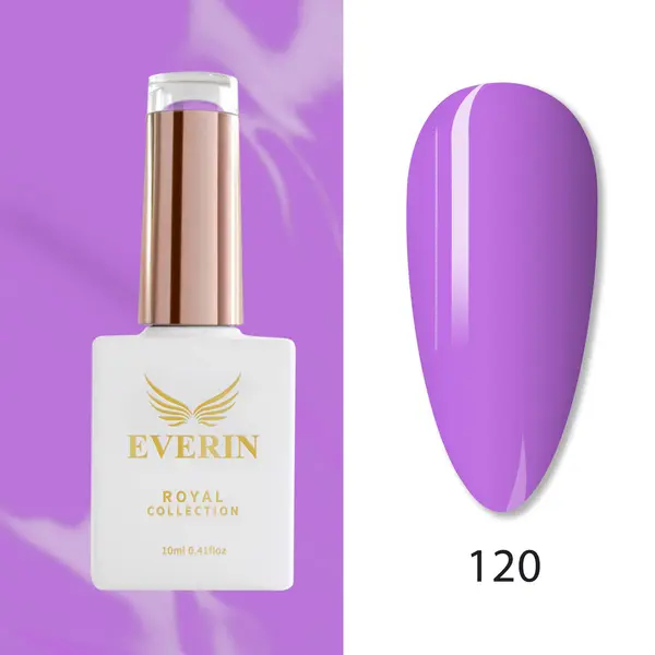 Oja Semipermanentă Everin Royal Collection 10 ml – 120 Mov Liliac | Mov Deschis Feminin