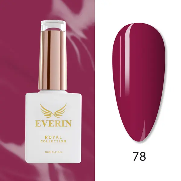 Oja Semipermanentă Everin Royal Collection 10 ml – 78 Deep Berry | Vișiniu Intens