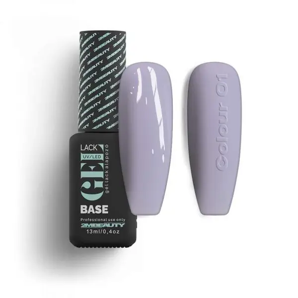 Oja semipermanenta GELlack 2M Rubber Base Colour Nr. 01
