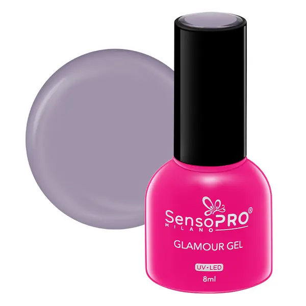 Oja Semipermanenta Glamour Gel SensoPRO Milano 8ml, Elegant Orchid #48