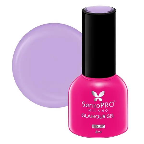 Oja Semipermanenta Glamour Gel SensoPRO Milano 8ml, Icy Lavander #46