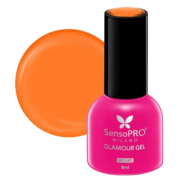 Oja Semipermanenta Glamour Gel SensoPRO Milano 8ml, Lava Sky #99