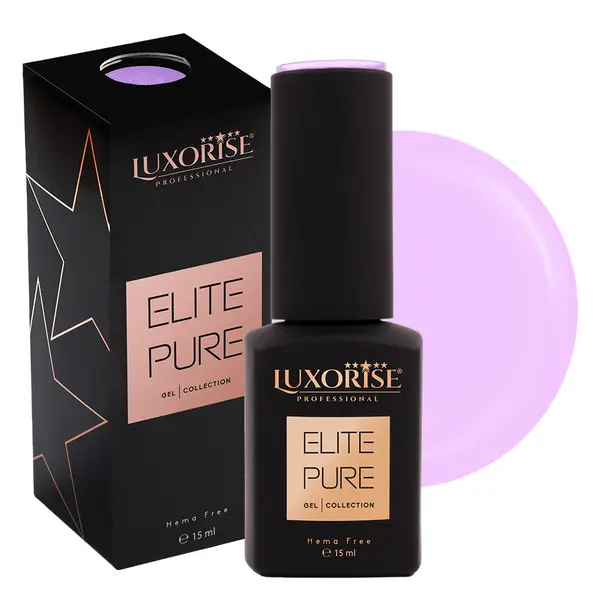 Oja Semipermanenta Hema Free LUXORISE ELITE PURE- Enchanting Lilac, 15ml