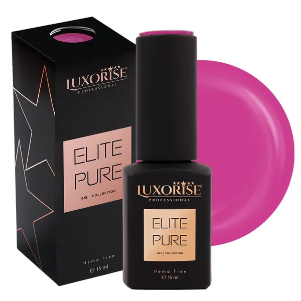 Oja Semipermanenta Hema Free LUXORISE ELITE PURE- Radiant Orchid, 15ml