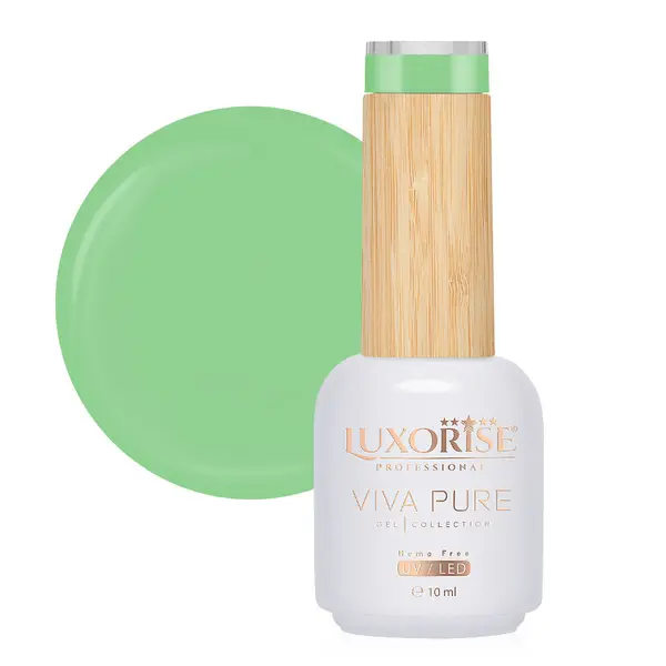 Oja Semipermanenta Hema Free Viva Pure LUXORISE - Gentle Jade 10ml