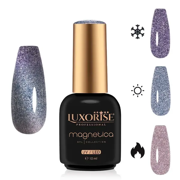 Oja Semipermanenta LUXORISE MAGNETICA - ThermoCharm, Imperial Impression 10ml