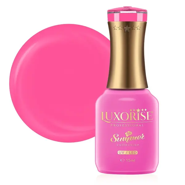 Oja Semipermanenta LUXORISE Summer Collection - Hot Pink 15ml