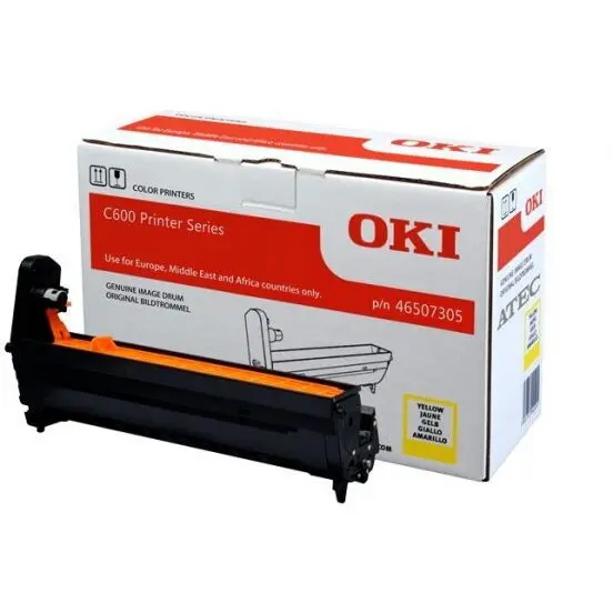 Oki Drum OKI 46507305, capacitate aprox. 30000 pagini, Galben