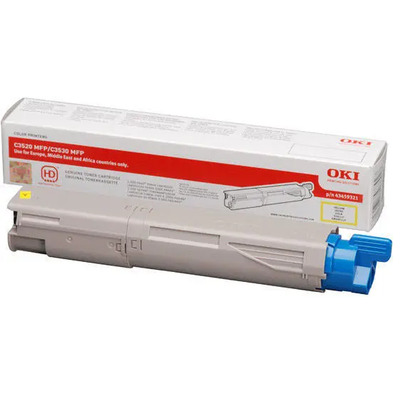 Oki Toner OKI galben[ 2500pag | C3520/C3530/MC350/MC360 ]